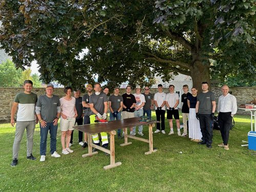 Gruppenfoto aller Aktiven am Social Day 2025